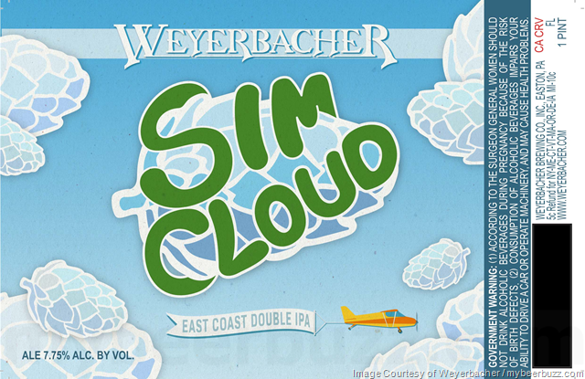 Weyerbacher Adding Sim Cloud East Coast DIPA Cans