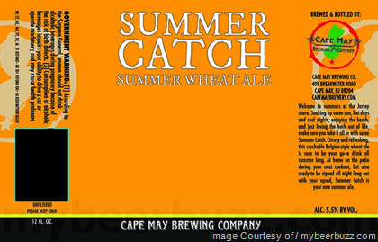 Cape May – Summer Catch Summer Wheat Ale & Brothel Madam