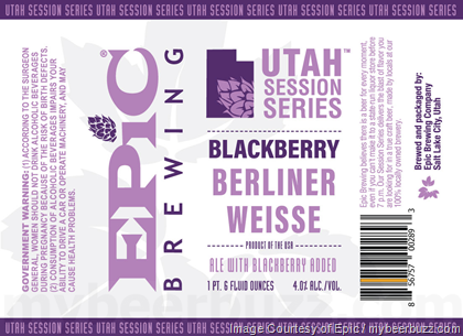 Epic Brewing Utah Session Series – Blackberry Berliner Weisse & Poco Loco
