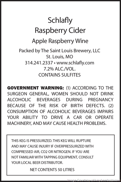 Schlafly – Raspberry Cider, Blackberry Cider, Dry-Hopped Cider & Apple Wine w/Cherry Juice