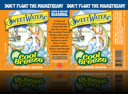 SweetWater Adding NEW Catch & Release Cool Breeze Cucumber Saison Cans