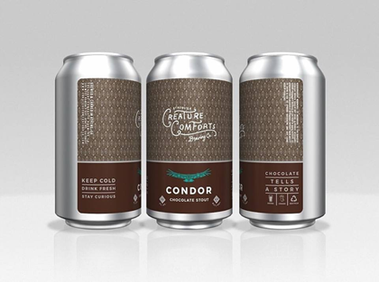 Creature Comforts Condor Chocolate Stout Cans Coming Soon