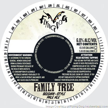 Flying Dog – Family Tree Belgian-Style Pale Ale