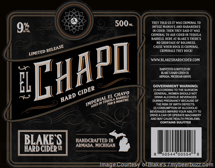 Blake’s Hard Cider – El Chapo Hard Cider