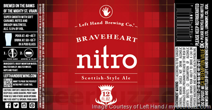 Left Hand – Braveheart Nitro Scottish-Style Ale