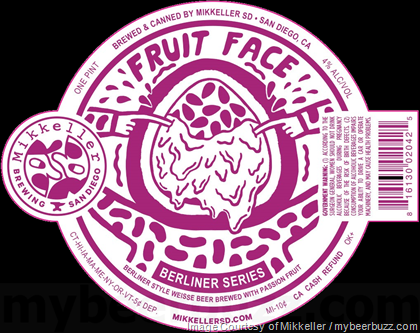 Mikkeller San Diego Continues Fruit Face Berliner Series With Passion Fruit