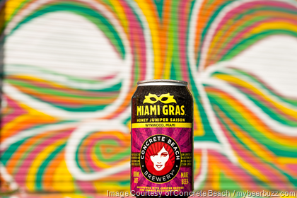 Concrete Beach Adding Miami Gras French-Style Saison Cans