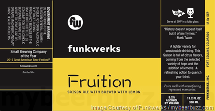 Funkwerks – Fruition Saison Brewed With Lemon, Peachy King, Luminoso, Dark Prophet, Saison De Brett, Provincial, Pineapple Provincial, Raspberry Provincial, Tropic King, Saison & Blueberry Provincial