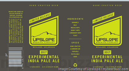 Upslope – 2017 Experimental IPA 12oz Cans