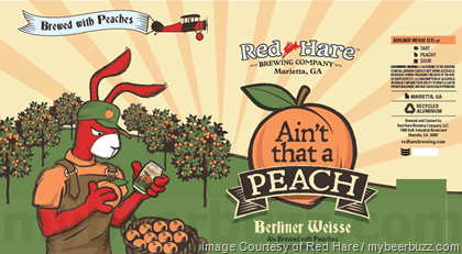 Red Hare – Ain’t That a Peach Berliner Weisse 12oz Cans