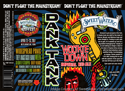 SweetWater Dank Tank Wookie Down Imperial Red Ale Coming To 16oz Cans