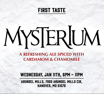 DuClaw Mysterium Returns After 4-year Hiatus 1/11