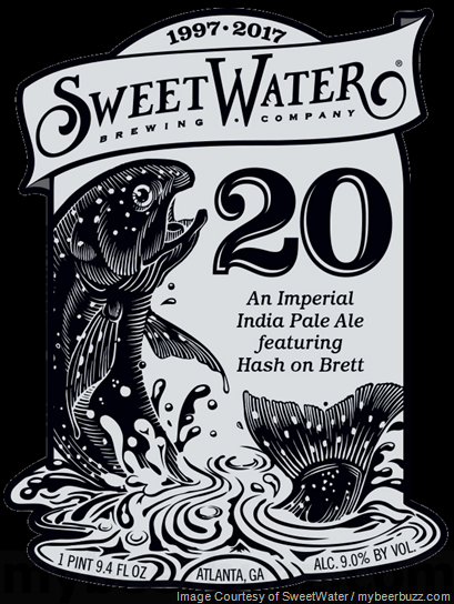 SweetWater 20 Imperial IPA With Hash On Brett