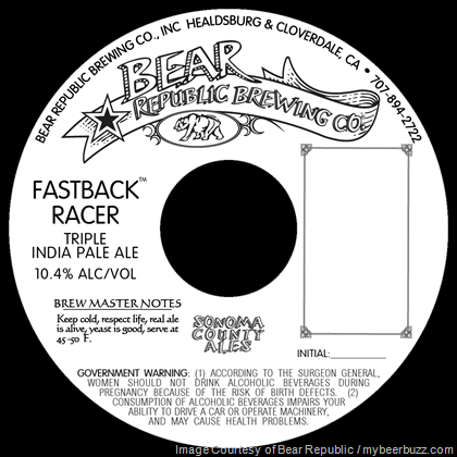 Bear Republic – Fastback Racer Triple IPA