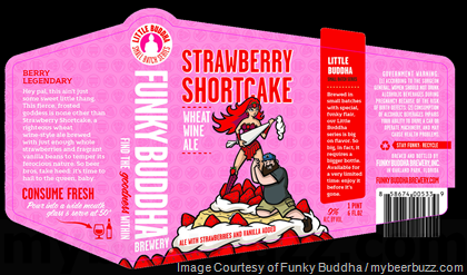 Funky Buddha Little Buddha Series – Strawberry Shortcake Wheat Wine