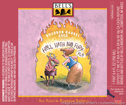 Bell’s Bourbon Barrel-Aged Hell Hath No Fury Ale 750ml Bottles
