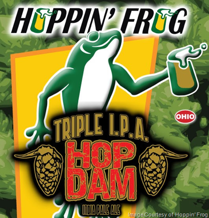 Hoppin’ Frog Hop Dam Triple IPA Coming 12/6