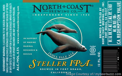North Coast Releasing Stellar IPA To Support The North Coast Brewing Marine Mammal Fund