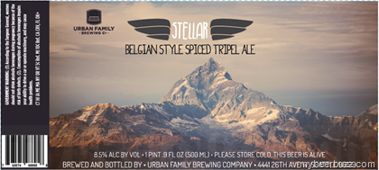 Urban Family Brewing – Stellar, Best Laid Plans IPA, Twilight Stone & Blind Tyger