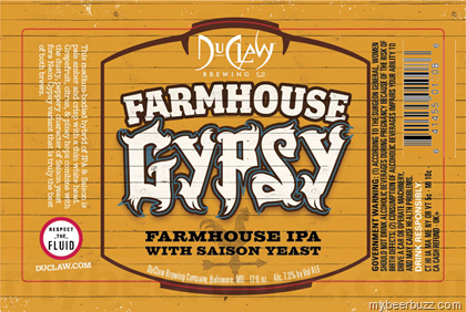 DuClaw – Farmhouse Gypsy Coming To Bottles