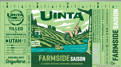Uinta – Farmside Saison 12oz Cans