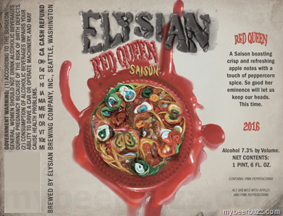 Elysian Brewing NEW Red Queen Saison
