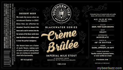 Southern Tier Blackwater Series Creme Brulee 22oz & 12oz Bottles