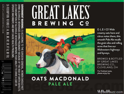 Great Lakes – Oats Macdonald Pale Ale, Lightkeeper Blonde Ale, Hop Madness DIPA, Hop By Numbers IPA & Grandes Lagos Lager