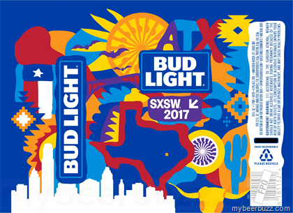 Bud Light Preparing for SXSW 2017 w/New Commemorative Packaging