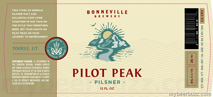Bonneville Brewery – Pilot Peak Pilsner