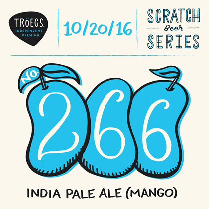Troegs Releasing Scratch # 266 Mango IPA Today