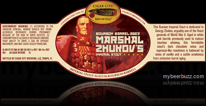 Cigar City – Bourbon Barrel-Aged Marshal Zhukov’s Imperial Stout