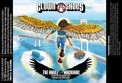 Clown Shoes Adding Angel Of Mackinac Michigan-Only
