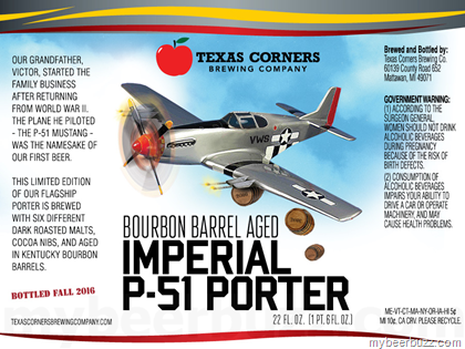 Texas Corners Brewing – Bourbon Barrel-Aged Imperial P-51 Porter