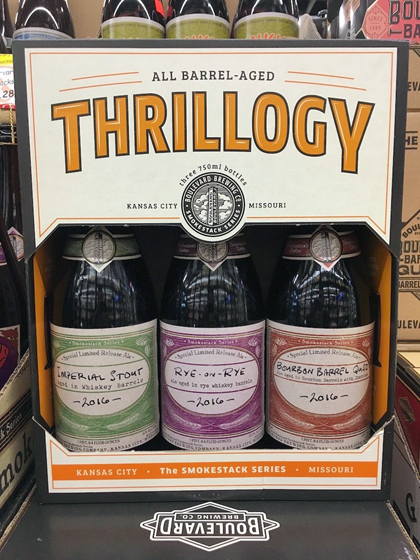 Boulevard Releases 2016 Barrel-Aged Thrillogy Pack