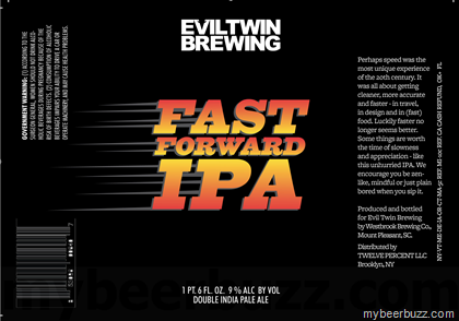 Evil Twin – Fast Forward IPA Coming To Bottles