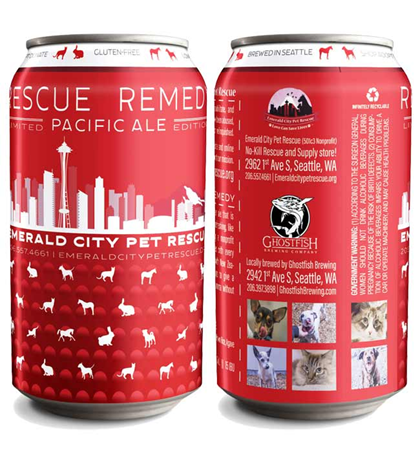 Ghostfish Brewing Releases Special Beer for Emerald City Pet Rescue