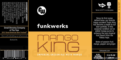 Funkwerks – Mango King & Pear Saison Bottles