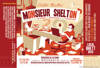 Brasserie De La Senne Honors Shelton Brothers With Monsieur Shelton Blonde Ale
