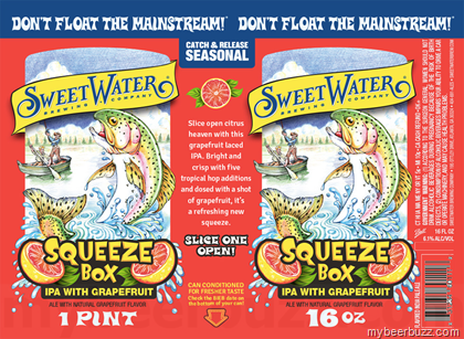 SweetWater – Squeeze Box IPA 12oz and 16oz Cans