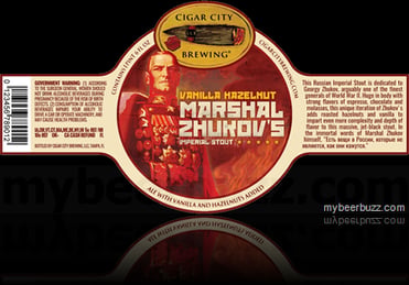 Cigar City Adding Vanilla Hazelnut Marshal Zhukov’s Bottles