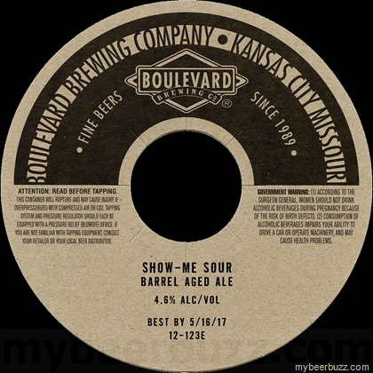 Boulevard Brewing – Show-Me Sour Barrel-Aged Ale
