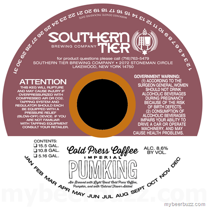 Southern Tier – Cold Press Coffee Pumking (9/24), White Choklat Pumking & Mocha Pumking