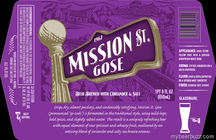 Four + Brewing – Mission St Gose