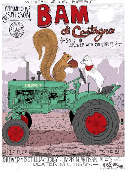 Jolly Pumpkin Adding Bam di Castagne Sour Ale With Chestnuts
