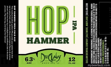 DuClaw – Hop Hammer IPA 12oz Bottles