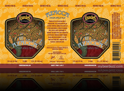 Founders – Azacca IPA Coming To 12oz Cans