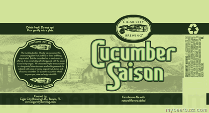 Cigar City Cucumber Saison Coming To 12oz Cans
