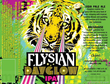 Elysian – Dayglow IPA 22oz Bottles (Now Year-Round 9/1)
