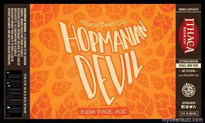 Ithaca Beer – Hopmanian Devil IPA 12oz Bottles